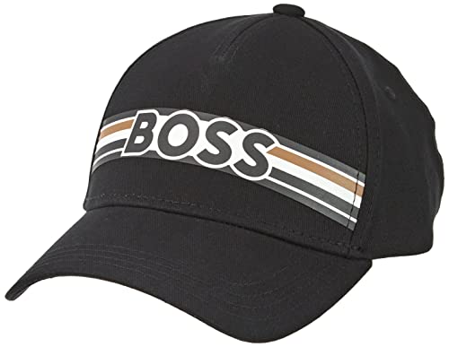 BOSS Męska czapka Sky-Iconic Cap, Black1, ONESI, czarny (Black1), jeden rozmiar