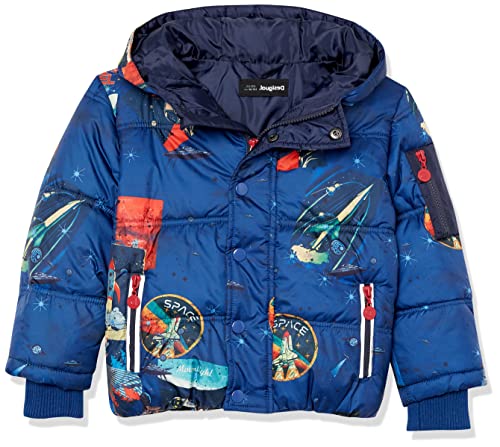 Desigual Chaq_atlantico Kurtka chłopięca, Niebieski, 2021-09-10T00:00:00.000Z