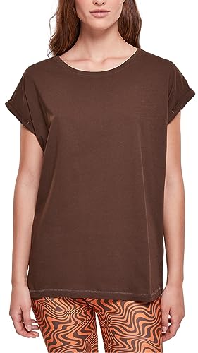 Urban Classics Damska koszulka z przedłużonymi ramionami, dostępna w wielu różnych kolorach, rozmiary od XS do 5XL, brązowy, XL