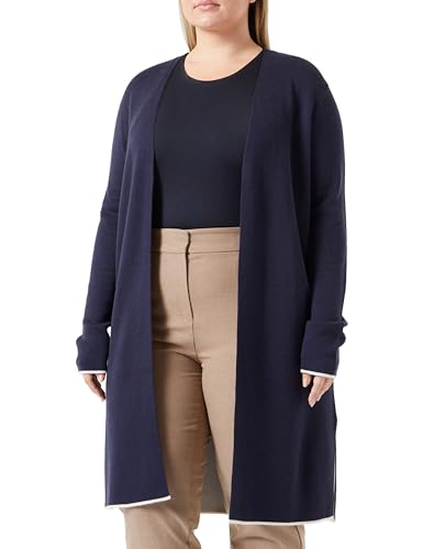 s.Oliver damski długi kardigan niebieski 44, niebieski, 44