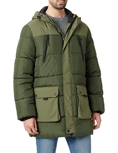Street One MEN Męska kurtka zimowa D201741, Forest Green, L, zielony (Forest Green), L