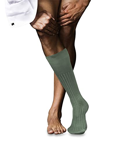 FALKE Romantyczna koronka skarpety dziecięce, unisex, bawełna, niebieskie, różowe, białe, bez wzoru, elegand, bez gumki, krótkie z koronką, 1 para, zielony (Sage 7538), 39-40 EU