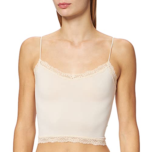 ONLY Damski top Onlvicky Lace Seamless Cropped Noos