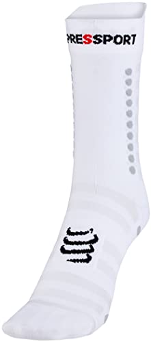 COMPRESSPORT Skarpety Unisex dla dorosłych, biały/szary, 35-38 EU