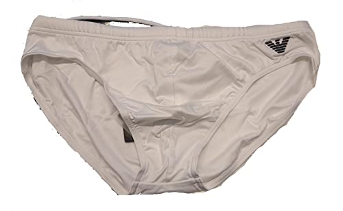 Emporio Armani Swimwear Emporio Armani Essential Swim Briefs, białe, rozmiar 54, biały