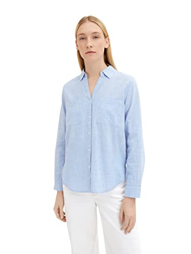 TOM TAILOR Damski Bluzka 1035247, 22758 - Dreamy Blue, 34