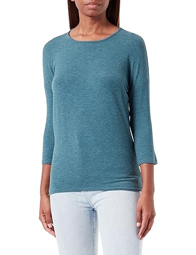 ONLY Onlglamour 3/4 Top Jrs Noos Koszulka Kobiety , Deep Teal/Szczegóły: melanż , M