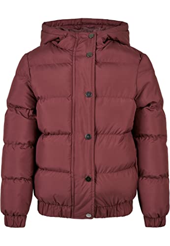 Urban Classics dziewczęca kurtka z kapturem, Cherry, 110/116 cm