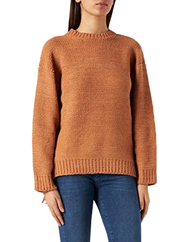 Replay Sweter damski Shrug, 116 brązowy, S