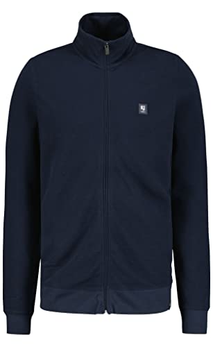 Z1103_Męski sweter kardigan, Dark Moon, XL