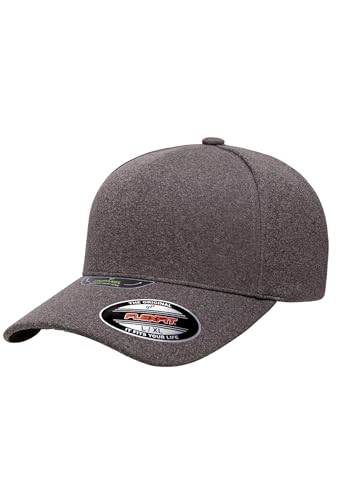 Flexfit Unipanel Melange Cap czapka bejsbolówka, uniseks, Melangeheathergrey, L-XL