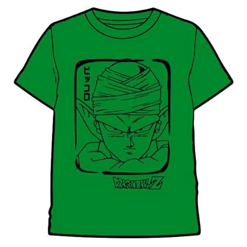 Toei animation Męski t-shirt Piccolo Dragon Ball Z dla dorosłych, kolorowy, rozmiar uniwersalny, kolorowy, jeden rozmiar