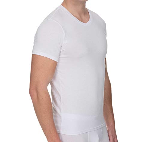 Bruno Banani V-Shirt Infinity Biustonosz tank top Mężczyźni, Biały (biały 001), XXL