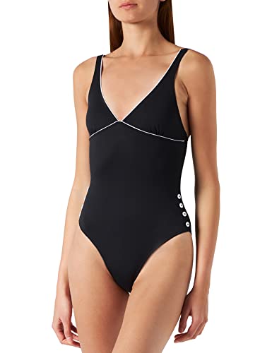 Jednoczęściowy kostium kąpielowy damski High Pressure, Nubuk/Blc, 38