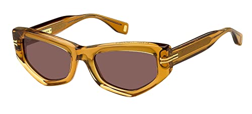 Marc Jacobs Okulary Damskie, Żółty, 54