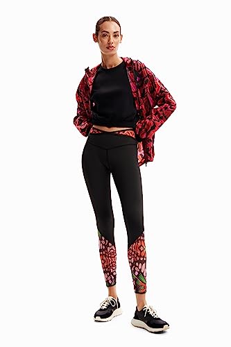 Desigual Legginsy Maripo, L, 2000, czarne, czarny, L