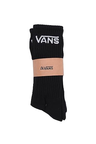 Vans Damskie klasyczne skarpety Crew (US 6.5-10, 3-pak) skarpety, lukrecja, jeden rozmiar (EU 36.5-41), Lukrecja, rozmiar uniwersalny