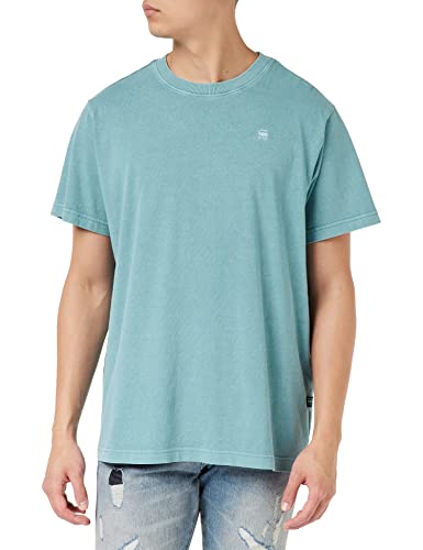 G-STAR RAW Overdyed Loose T-Shirt męski, Zielony (Renaissance Foliage Green Gd D23154-c756-g004), S