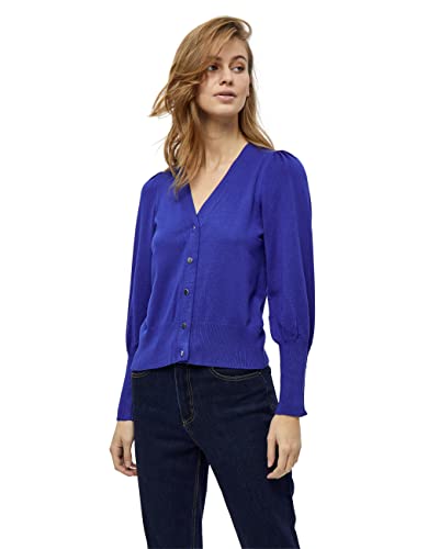 Peppercorn Damski kardigan z dekoltem w serek, 8557 Kobaltowy niebieski, L