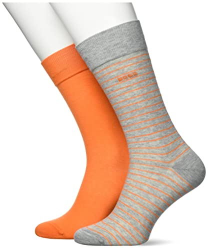 BOSS Męskie skarpetki 2P RS Marc Col CC Regular_Socks, Bright Orange829, 39-42, Jasny pomarańczowy 829, 39-42