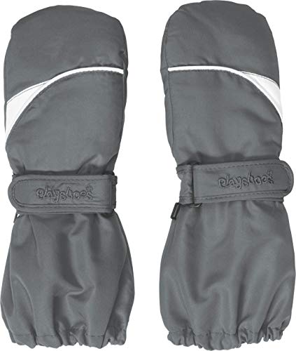 Playshoes Dzieci Uniseks Rękawiczki Zimowe, Szary(Grey), 12-24 Miesięcy