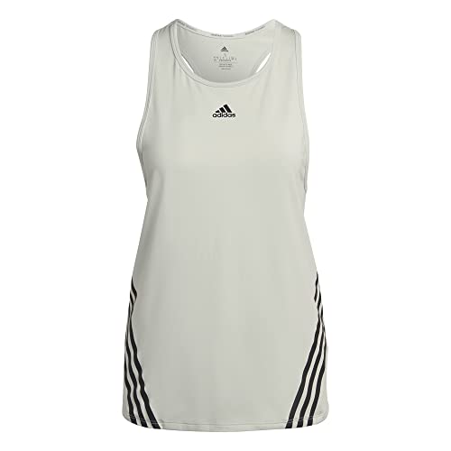 adidas Damski top WTR Icns Tk bez rękawów, zielony/czarny, L