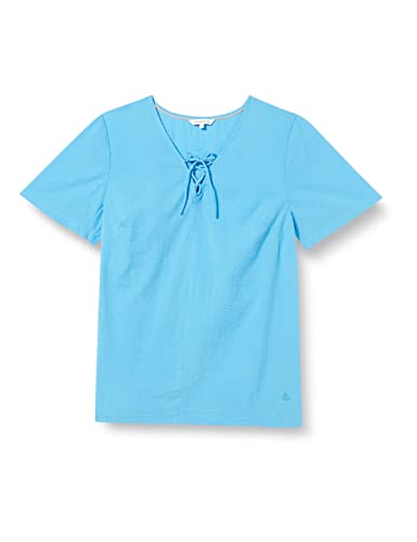 TRIANGLE bluzka damska krótki rękaw, Blau, 48