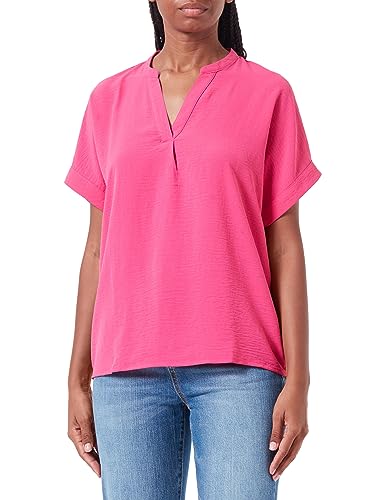 Bestseller A/S VMINGE SS TOP GA WVN NOOS, fuksja, purpurowy, M