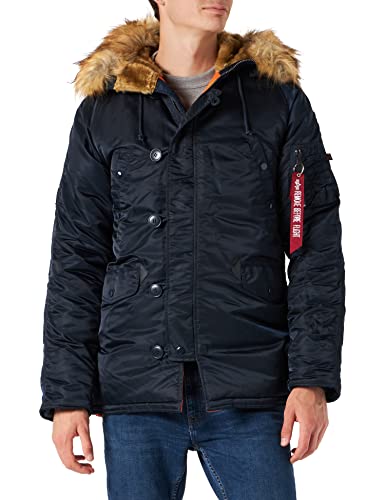 ALPHA INDUSTRIES Płaszcz męski, niebieski (Rep.Blue), L