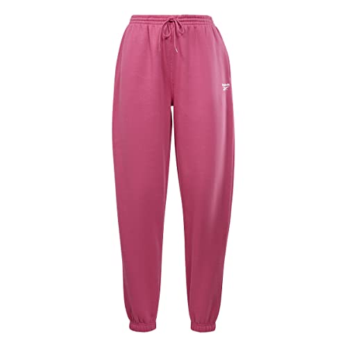 Reebok Damskie spodnie dresowe z polaru Identity, Semi Proud Pink, XXL