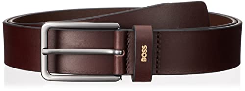 BOSS Pasek męski, Dark Brown202, 90
