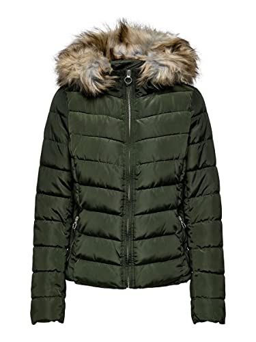 ONLY Onlnewellan Quilted Hood Jacket Cc Otw Kurtka Kobiety, rodzynka 2, XS