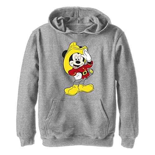 Disney Chłopięca bluza z kapturem Mickey Firefighter, sportowa bluza z kapturem, rozmiar L, Sportowa wrzosowa, L