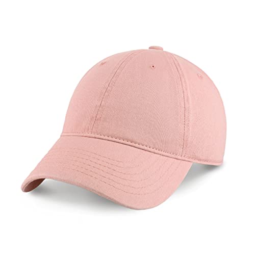 CHOK.LIDS Codzienna czapka z daszkiem premium unisex czapka z daszkiem dla mężczyzn i kobiet regulowana lekka styl polo zakrzywione rondo, Pustynna róża, rozmiar uniwersalny