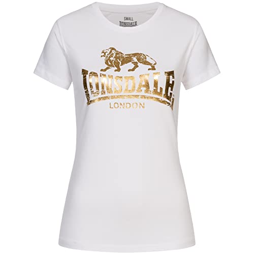 Lonsdale Damska koszulka w stylu ban, biały, L