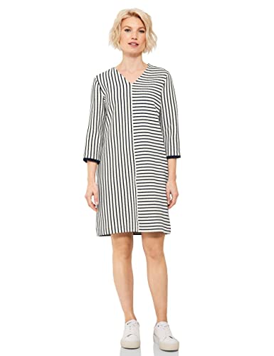 Cecil Damska sukienka w paski, Vanilla White, L