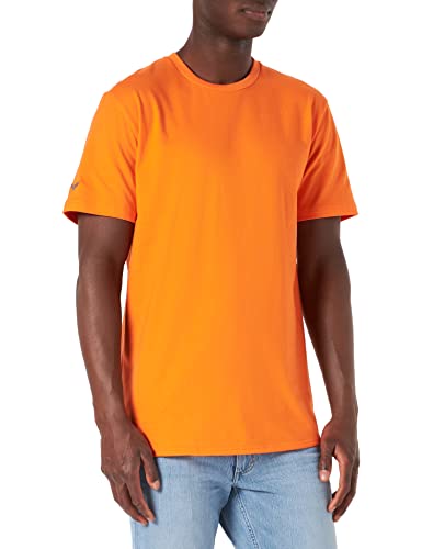 Trigema Męski T-shirt 639202, mandarine-C2C, standardowy