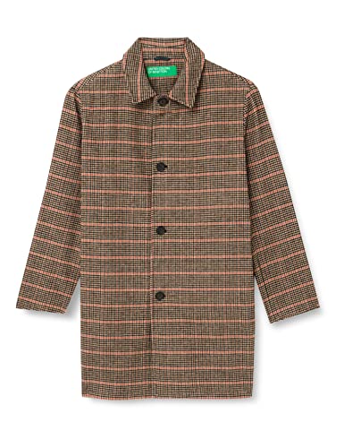 United Colors of Benetton Płaszcz Mężczyźni, Tartan Beige 903, 54
