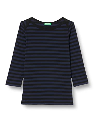 United Colors of Benetton Koszulka damska, Niebieski, w paski 922, XS