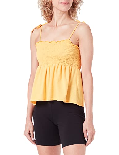 VERO MODA Damska koszulka Vmjeane Singlet Top JRS Ga, żółty, M