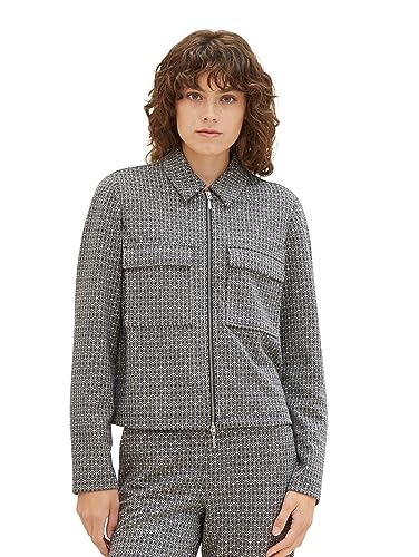 TOM TAILOR blezer damski, 33955 - Small Geo Ck Jacquard 2 kolory, 3XL
