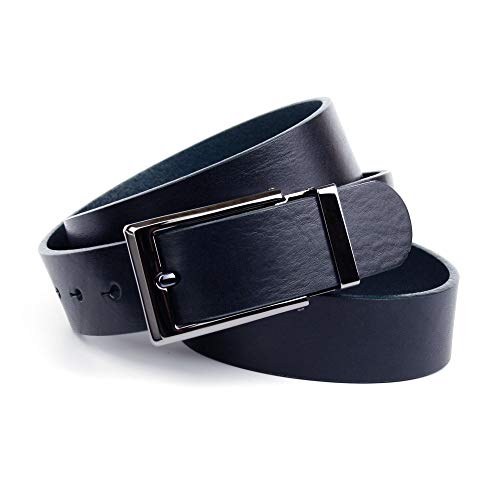 Anthoni Crown Pasek męski, niebieski (ciemnoniebieski 080), 120|120|680 (Producent rozmiar:120)