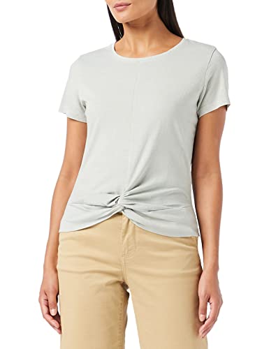 MUSTANG Damska koszulka Alexia C Knot T-Shirt, Mirage Gray 4031, S