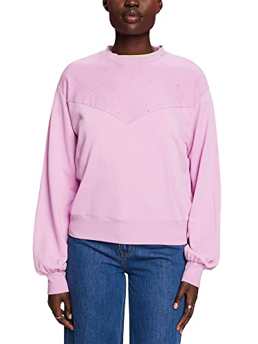 edc by ESPRIT Bluza damska 033CC1J301, 560/LILAC, XS, 560/liliowy, XS