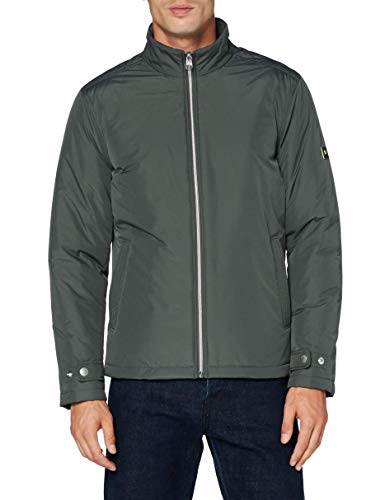 Pierre Cardin Inbetween Jacket Techno Padded Denim Academy Płaszcz Męski, Zielony (Brit 6400), Medium (Taglia unica: 54)