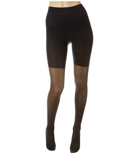 Spanx Rajstopy kształtujące z metalicznym nadrukiem, czarny, XL