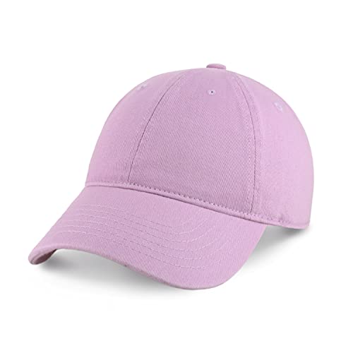 CHOK.LIDS Codzienna czapka z daszkiem premium unisex czapka z daszkiem dla mężczyzn i kobiet regulowana lekka styl polo zakrzywione rondo, liliowy, rozmiar uniwersalny