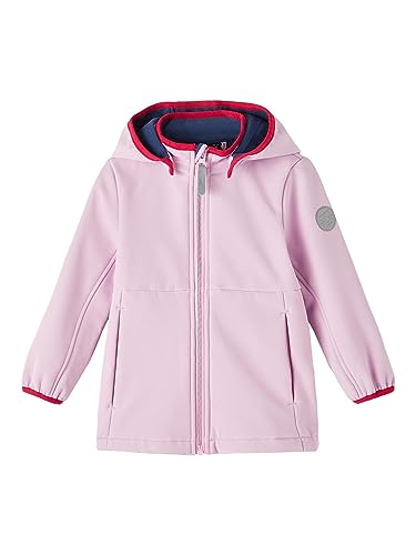 NAME IT Girl's NMFMALTA kurtka softshell 2FO kurtka, Nutmeg, 110, nutmeg, 104 cm