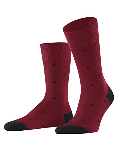 FALKE Mężczyźni Skarpety Dot M SO Bawełna z wzorem 1 Para, Czerwony (Scarlet 8228), 43-46