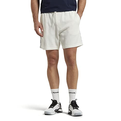 Reebok Męskie szorty Vector Tape, kredowe, XS, Kreda, XS